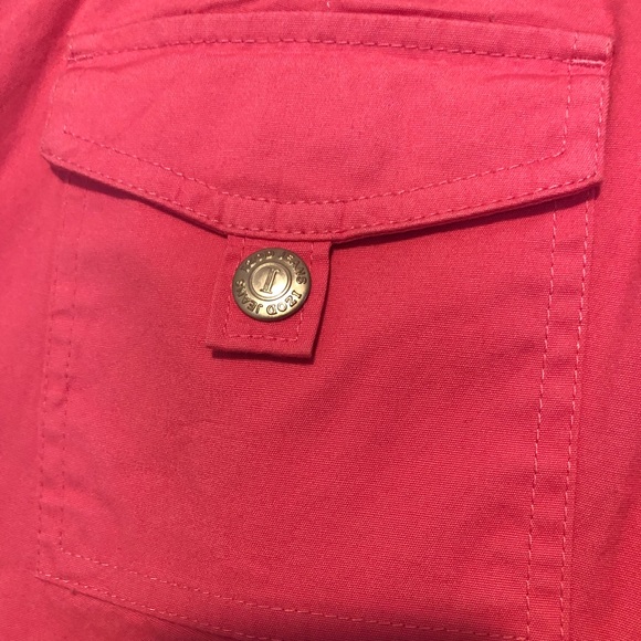 Izod jeans light pink Bermuda Shorts woman’s size 8 vacation - Picture 6 of 6